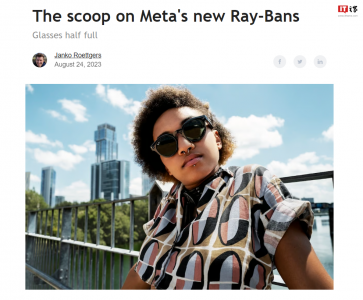 消息稱Meta下一代智能眼鏡可在Ins和Facebook上直播