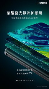 榮耀疊光綠洲護眼屏來了！博主：站在了國產供