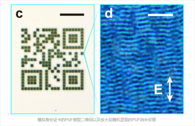 防偽技術取得新突破！飛秒激光刻出證卡專屬“