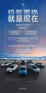 舊車轉新車！極氪限時終身免費充電權益上線