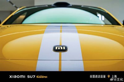 小米SU7 Ultra金車標引擔憂，王化：摳標？這行為